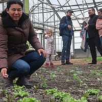 Kolumbianische Landwirtin nimmt gute Idee mit nach Hause