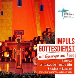 Plakat zum Taizé-Gottesdienst