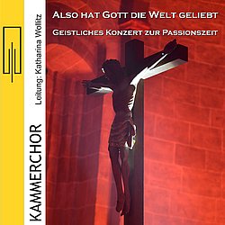 Plakat zum Konzert des Kammerchors